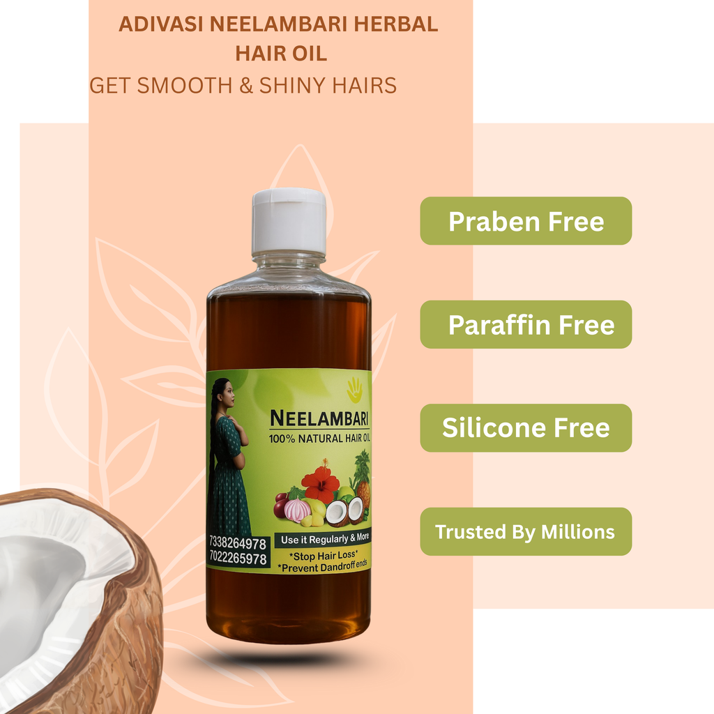ADIVASI NEELAMBARI HERBAL HAIR OIL