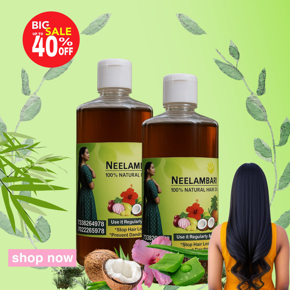 ADIVASI HAKKI PIKKI NEELAMBARI HERBAL HAIR OIL