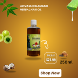 ADIVASI HAKKI PIKKI NEELAMBARI HERBAL HAIR OIL