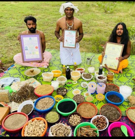ADIVASI HAKII PIKKI NEELAMBARI HERBAL HAIR OIL