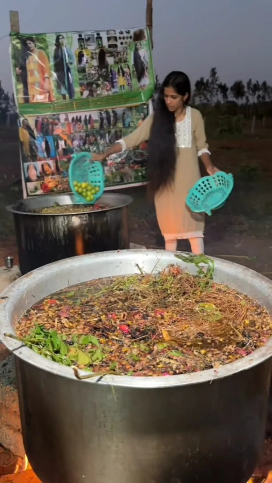 ADIVASI HAKII PIKKI NEELAMBARI HERBAL HAIR OIL